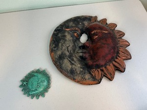 lot 28 image: Sun and Moon Wall dcor