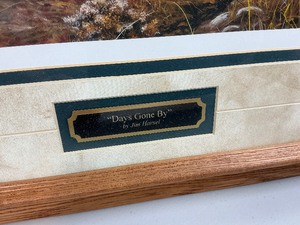 lot 121 image: Framed Jim Hansel Days Gone By Farm Scene Print