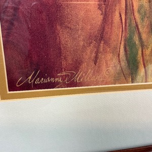 lot 122 image: Framed Native American Artwork Signed Print