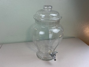 lot 144 image: Glass Drink Beverage Dispenser