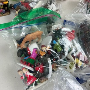 lot 188 image: Christmas Village Accessories Lot