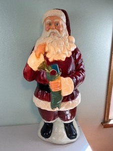 lot 218 image: Central Foam Plastics Santa Blow Mold