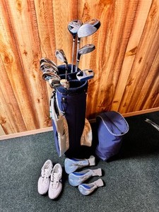 lot 107 image: Womens Golf Clubs with Shoes