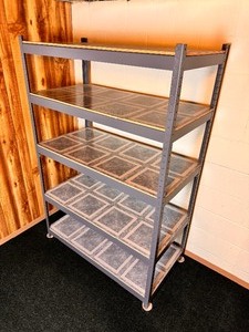 lot 108 image: Heavy Metal Tall Utility Shelf