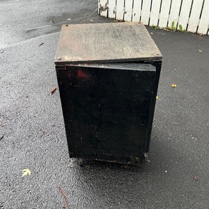 lot 53 image: Metal Garage Cabinet with Contents