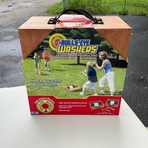 lot 56 image: New in Box Yard Game Bulls-Eye Washers