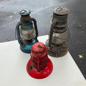 lot 58 image: Antique Lantern Lot