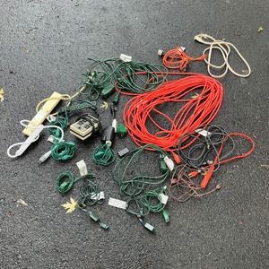 lot 60 image: Misc. Electrical Extension Cord Lot