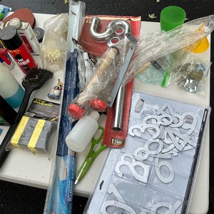 lot 61 image: Table Full of Misc. Garage Items Lot