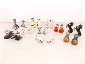 Lot of 11 Pairs of Vintage Japan etc. Porcelain Salt and Pepper Shakers
