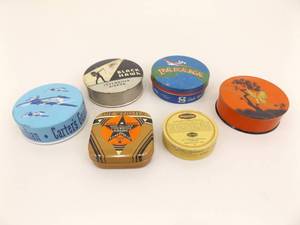 Lot of Vintage Collectible Typewriter Tins