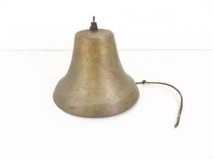 Medium Sized (Heavy) Antique Brass SchoolSignal Bell