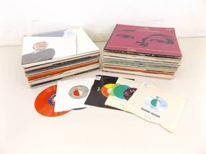 Lot of Vintage Soft Rock, Show Tune, Christmas, etc. LP and 45 RPM Records