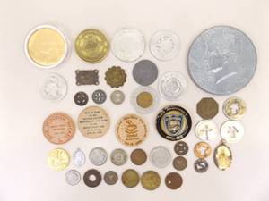 Lot of Collectible Antique and Vintage Tokens and Novelty Coins