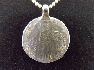 .925 Sterling Silver 1811 Netherlands Silver Coin Pendant Necklace