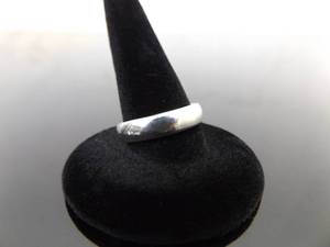 .925 Sterling Silver Band Ring Size 7