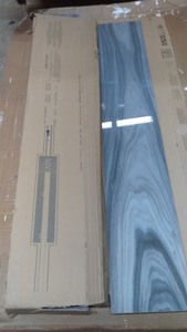 lot 3 image: 2 Packs of 4 Glazed Porcelain Flooring Tiles Delano Exotic Blue Design - Made in Spain