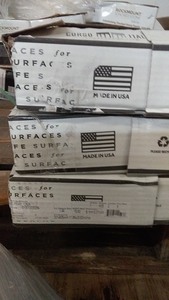 lot 5 image: 3 Boxes of 8 Porcelain Tiles for Kitchen or Table Use - Made in USA