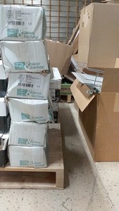 lot 17 image: 6 Boxes of White Crackle Inflated Ceramic Tiles - RETOUCH Series