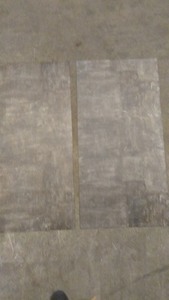lot 38 image: 12 Boxes of Luxury Vinyl Tile Panels - Glue Down Installation