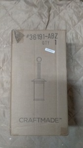 lot 100 image: Craftmade Wall Mount Phone with Antique Black Finish
