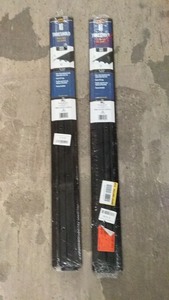 lot 123 image: Set of 2 Heavy-Duty Low-Profile Thresholds in Bronze Finish