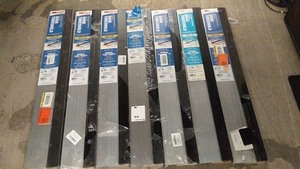 lot 125 image: Set of 7 ProGrade Aluminum Door Thresholds 5.5 x 3