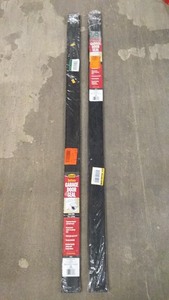 lot 127 image: Set of 2 Bottom Garage Door Seals - Fits Standard Doors