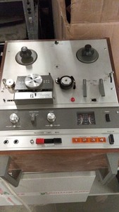 lot 132 image: Akai Reel-to-Reel Tape Recorder with Transfer Cart and Reel