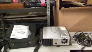 lot 144 image: Used Sharp PG-F212X-L DLP Data Projector with Remote and Manual