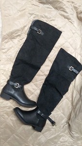 lot 151 image: Sybelle Black Flat Boots - Size 7