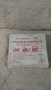 lot 165 image: Adjust-A-Porter III Trunk Mount Two-Bike Carrier - Complete Hardware with Instructions