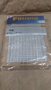 lot 181 image: Filtrete Basic Air Filters, 2 Sets of 3, 14x20x1