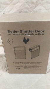 lot 185 image: Automatic Roller Shutter Chicken Coop Door - V9 Model