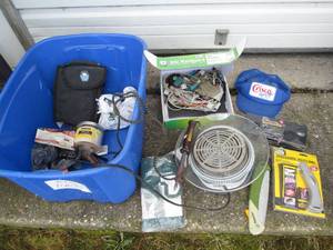 lot 94 image: Storage tote containing both new an...