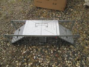 lot 119 image: Metal Havahart live trap cage...