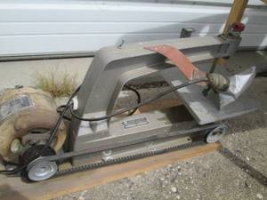 lot 213 image: Vintage Powr-Kraft scroll saw...