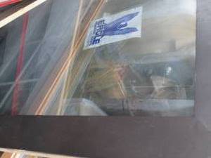 lot 221 image: Wood framed patio door...