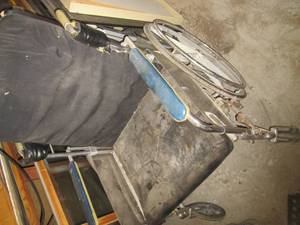 lot 138 image: Extra wide Manually operated wheelc...