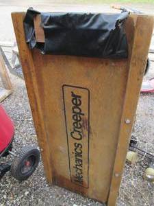 lot 140 image: Vintage Wood mechanics creeper...