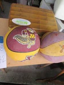 lot 145 image: Pair of MN Golden Gophers basketbal...