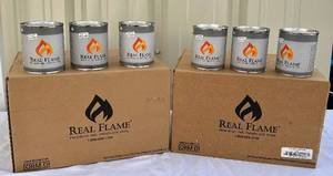 lot 64 image: Real Flame Premium Gel Fireplace Fuel 48 cans