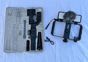 lot 70 image: Ulanzi U-Rig Pro Smartphone Video Rig and Zhiyun-tech Smooth 4 Handheld 3 Axis Gimbal Stabilizer