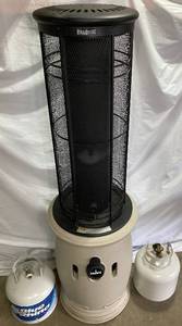 lot 81 image: Bernzomatic Patio Heater - Includes TWO full  20 LB Propane Tank