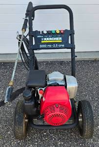lot 13 image: Karcher 3000 psi 2.5 GPM Pressure Washer with Powerhorse 12 Surface Cleaner