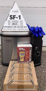 lot 100 image: Butterball Electric Fryer Bundle - with filter, gloves, digital thermometer