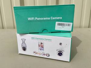 lot 101 image: WiFi Panorama Cameras - Set of 2