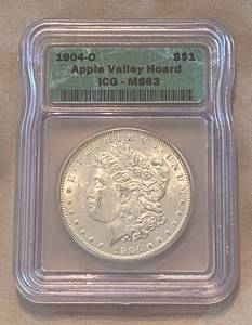 lot 5 image: Morgan Silver Dollar 1904-O MS 63