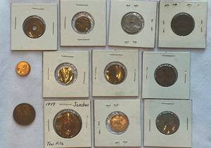 lot 155 image: Foreign Currency from Japan, Pakistan, Israel, Australia, and more -12 coins
