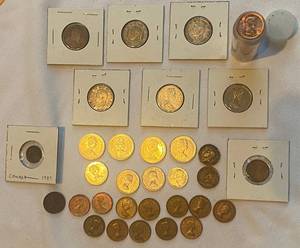 lot 156 image: Collection of 81 Canadian Coins dating back to 1905